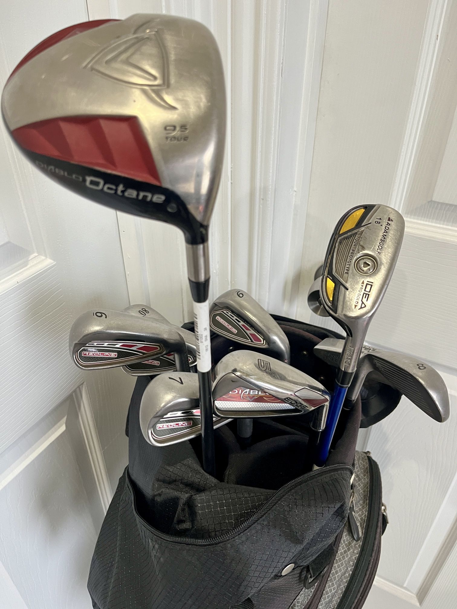 Adams High Launch Irons Set 6i SW, Callaway 5i & Diablo Octane 9.5