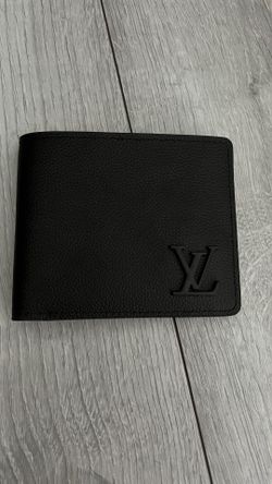 black LV wallet