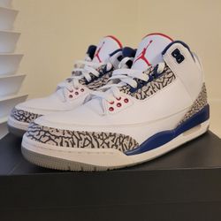 Air Jordan 3 Retro True Blue OG (2016) ✅️ Size 10 Men's 🔹️Preowned, Used. See All Pics 🔸️100% Authentic Guaranteed Nike AJ3 III 🔥🔥🔥