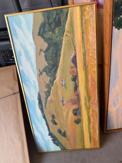 "La Franchi Field" Oil Painting by Skip Smith