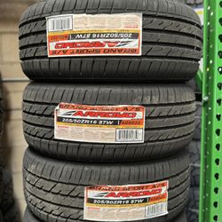 205/50/16 Arroyo ALL Season Tires New ALL 4 INSTALLED AND Balanced Included 