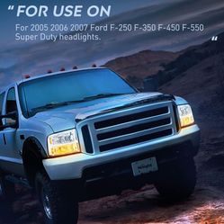 headlights For Ford F250, 350, 450, 550