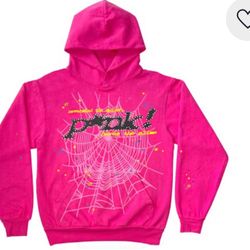 Spider Pink Hoodie 