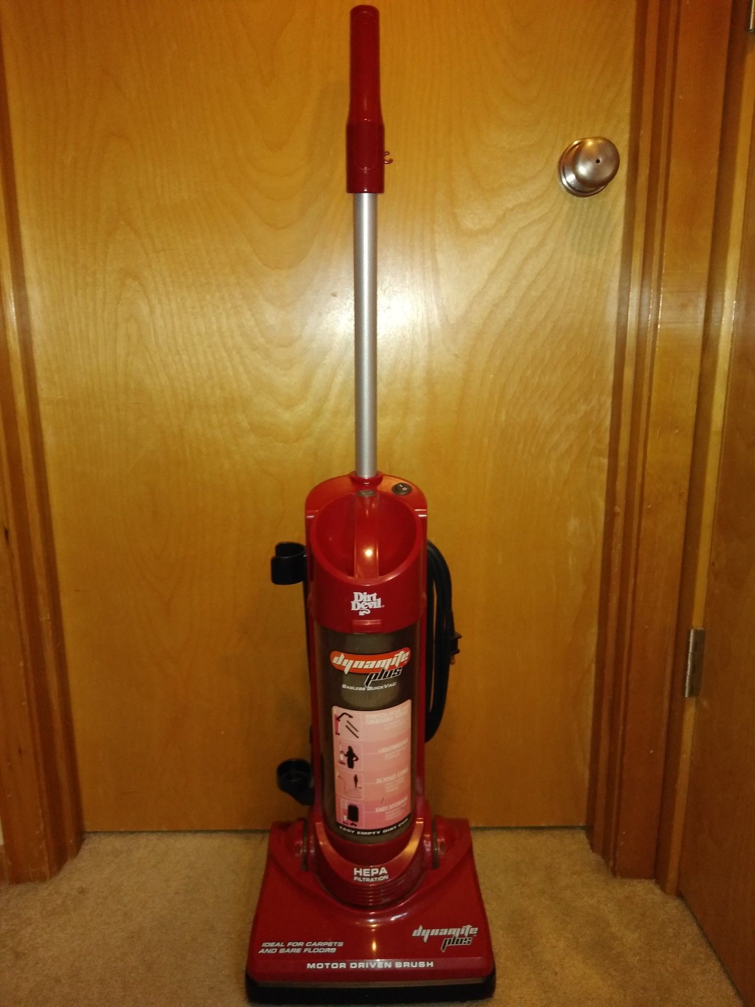 Dirt Devil Dynamite Plus vacuum