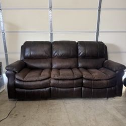 Power Reclining Sofa And Loveseat 