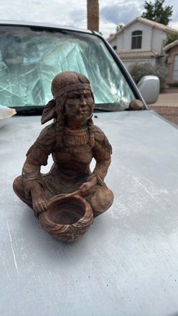 Native American statue