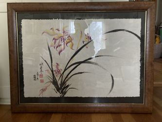 Original Sumi Orchid Painting