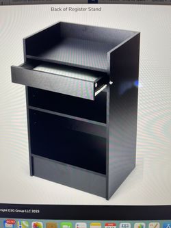 24” Cash Wrap W/ Pulll-outDrawer And Storage Shelf