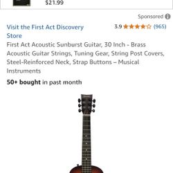 First Act 30 Inches Guitar For Kids 