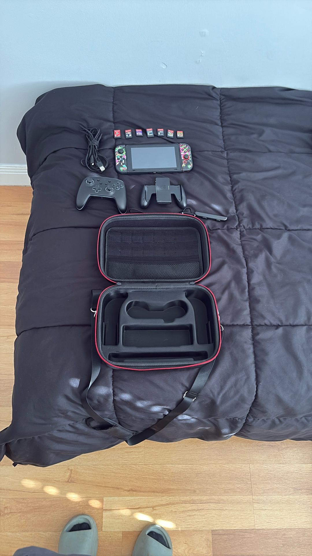 Nintendo Switch with accessories