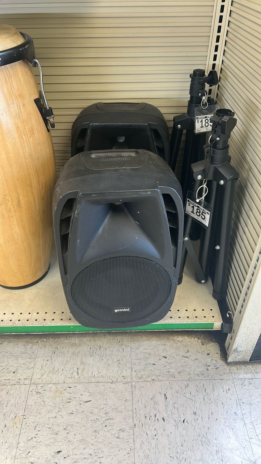 GEMINI SPEAKER W/ STANDS