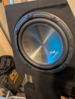 10 inch subwoofers with amp and wires