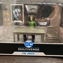 Joker Interrogation Room The Dark Knight Gold Label McFarlane Exclusive