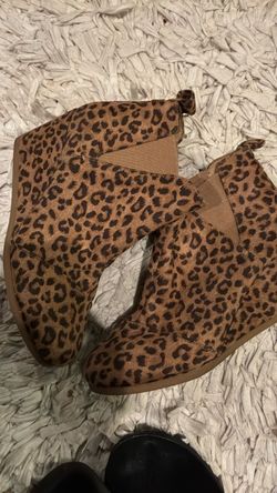 Leopard Print Chelsea Ankle Boots