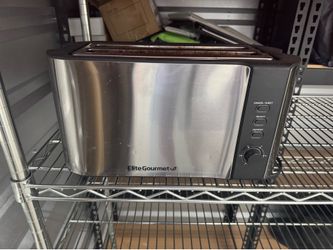 Elite Gourmet 2-Slice Stainless Steel Toaster