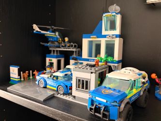 LEGO City Police Station Set Built