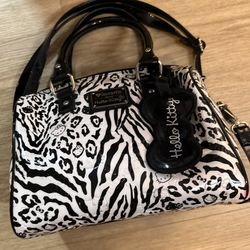Hello Kitty Animal Print Loungefly bag