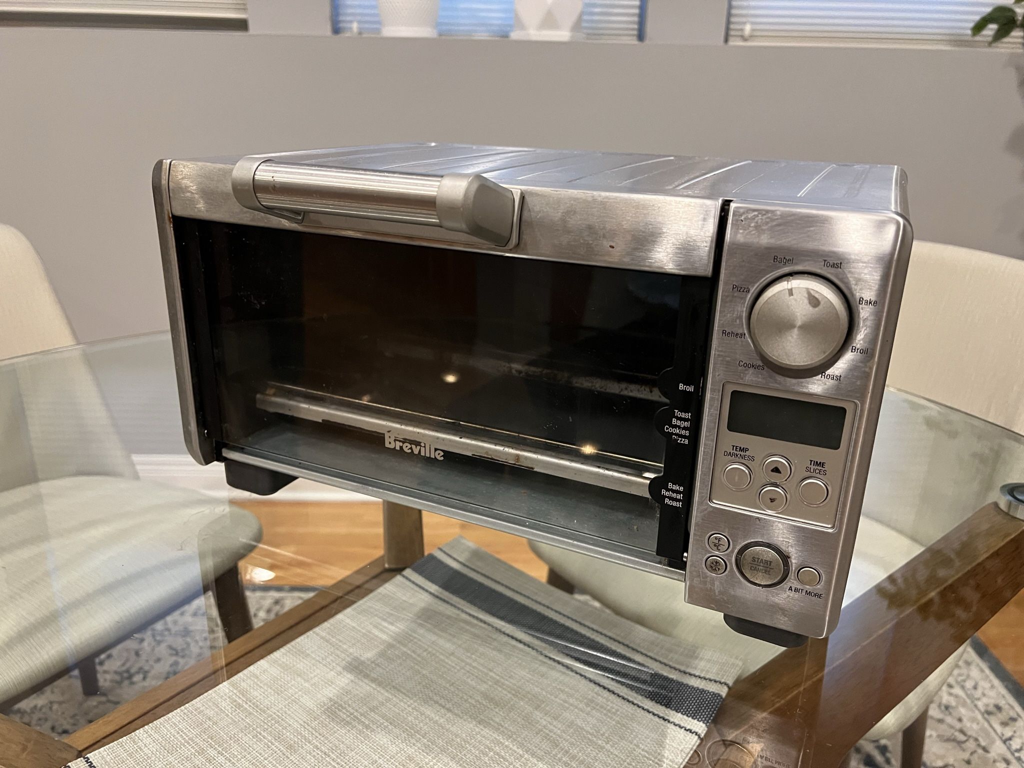 Breville mini smart toaster oven brushed stainless steel bov450xl for