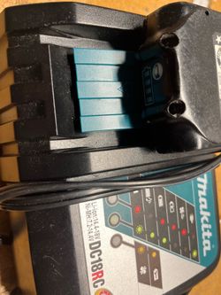 Makita DC18 RC battery charger and Battery