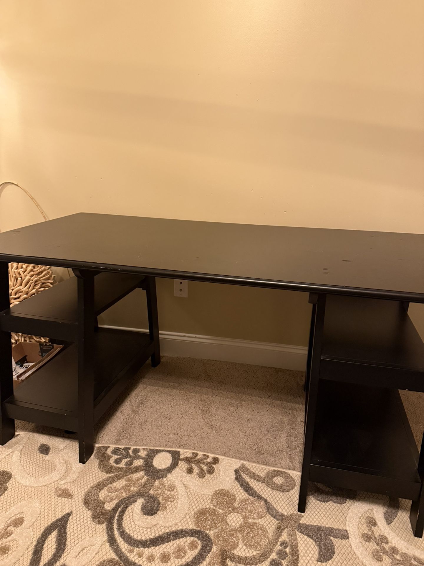 Black desk