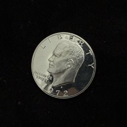 Proof 1972 S Isenhower Silver Dollar 