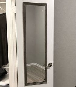 50” Full Length Wall Mirror – Hanging Framed Dressing Bedroom Mirror