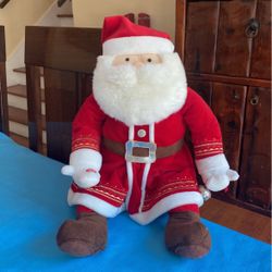 Hallmark Santa Claus soft plush polar express Stuffed Santa