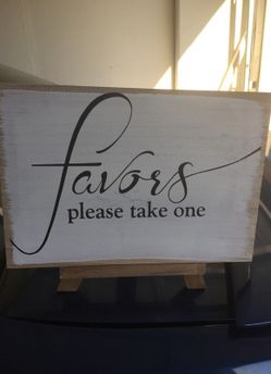 Wedding sign