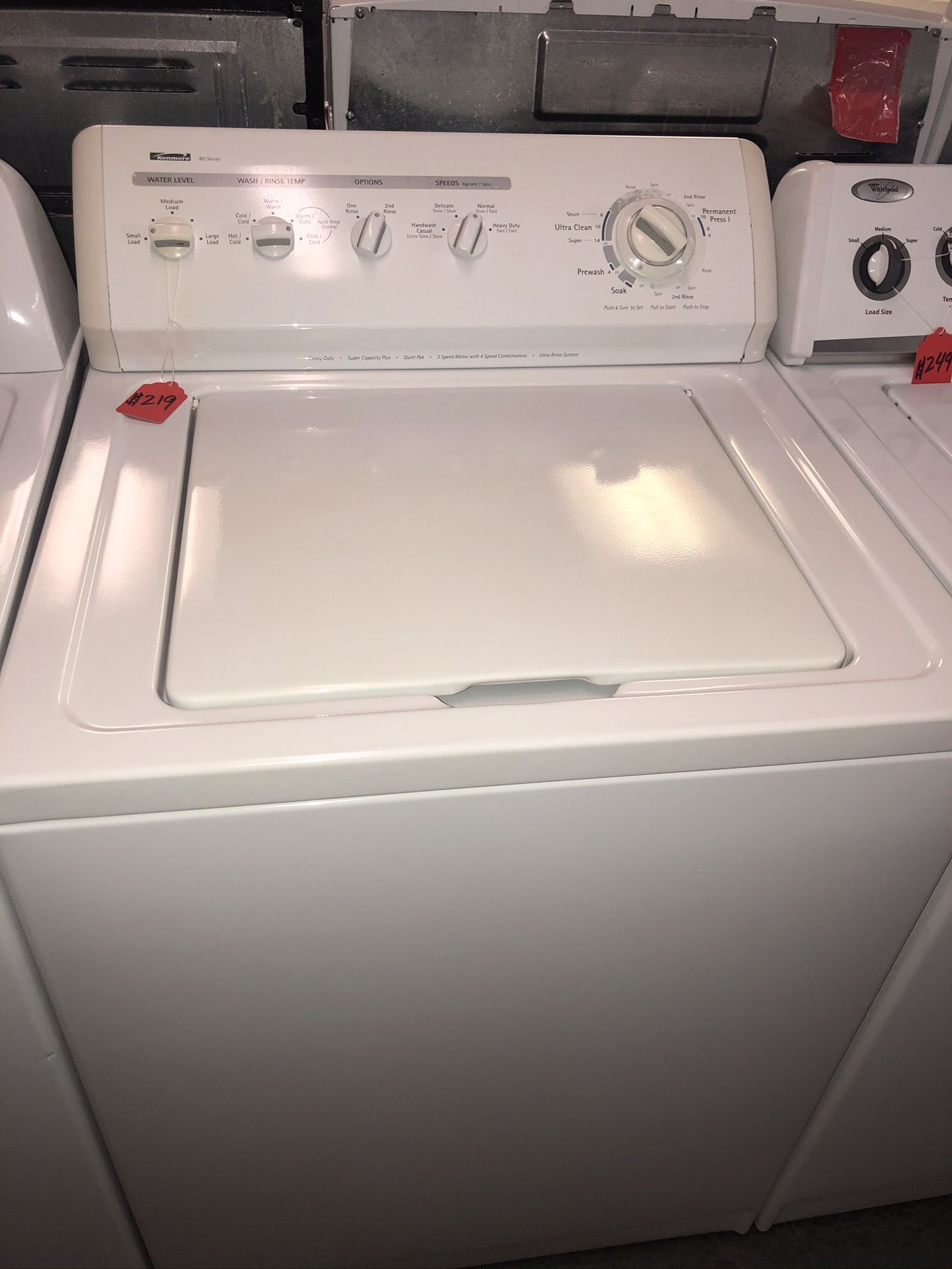 Used kenmore washer. 1 year warranty
