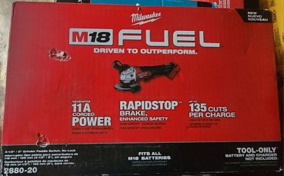 Milwaukee M18 Fuel Grinder.  Tool Only 