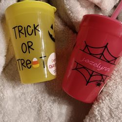 Personalized Halloween Kids Cups $6 Each
