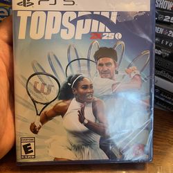 Top Spin 2K25 on PlayStation 5 NEW!!!