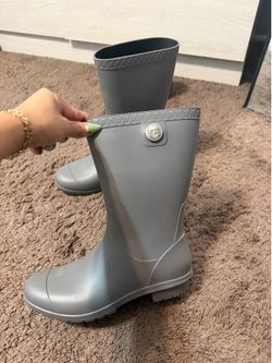 Uggs  Grey Rain Boots