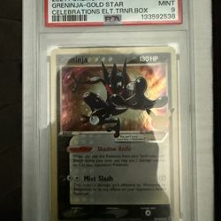 PSA 9 Greninja Gold Star
