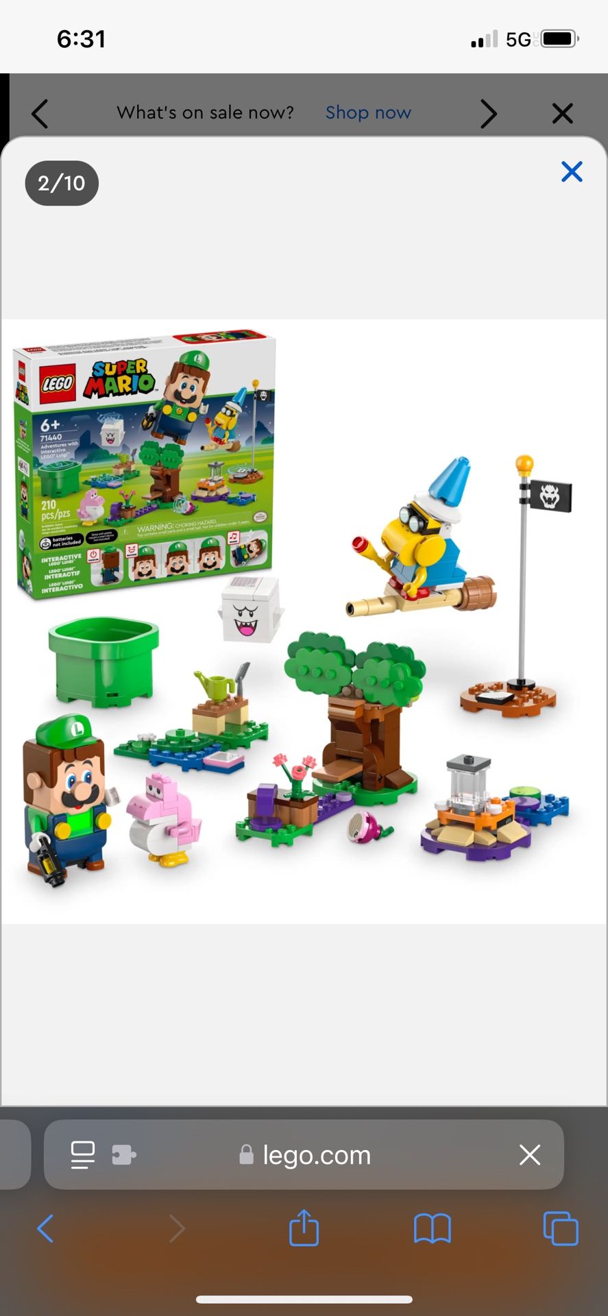 Adventures with Interactive LEGO® Luigi