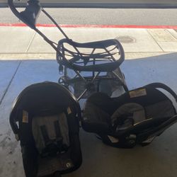 Stroller and (2)Baby Carrier 