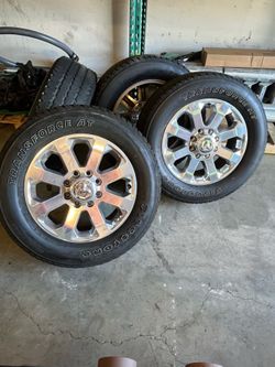 20” 2020 dodge rims and tires