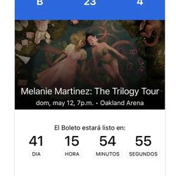 Melanie Martinez The Trilogy Tour Sunday May 12th