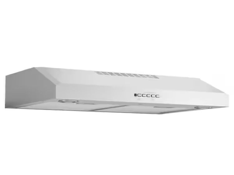 30 in. Over the Range Convertible Range Hood with Light in Stainless Steel Retail $309