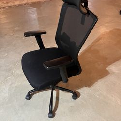 Ergonomic Office/Gaming Chair w/ Headset -  Adjustable, Great Back Support
