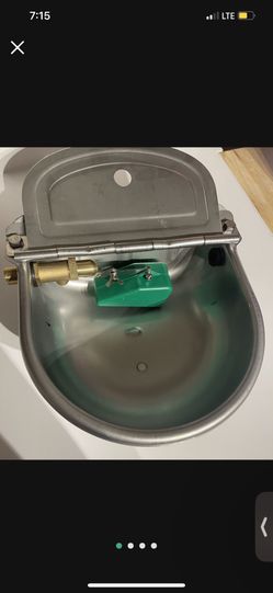 Automatic Animal Drinking Water Bowlwith Float 1/2 Inch Enlet Pipe 