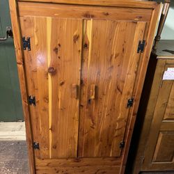 SMALL CEDAR WARDROBE 