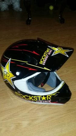 Rockstar helmet....youth size med...great condition!