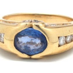 Ladies Tanzanite/Diamond Ring