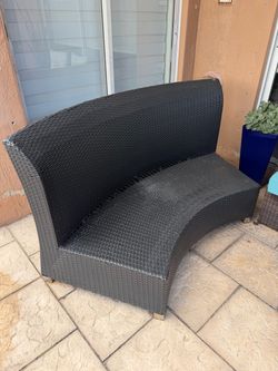 Patio love seat