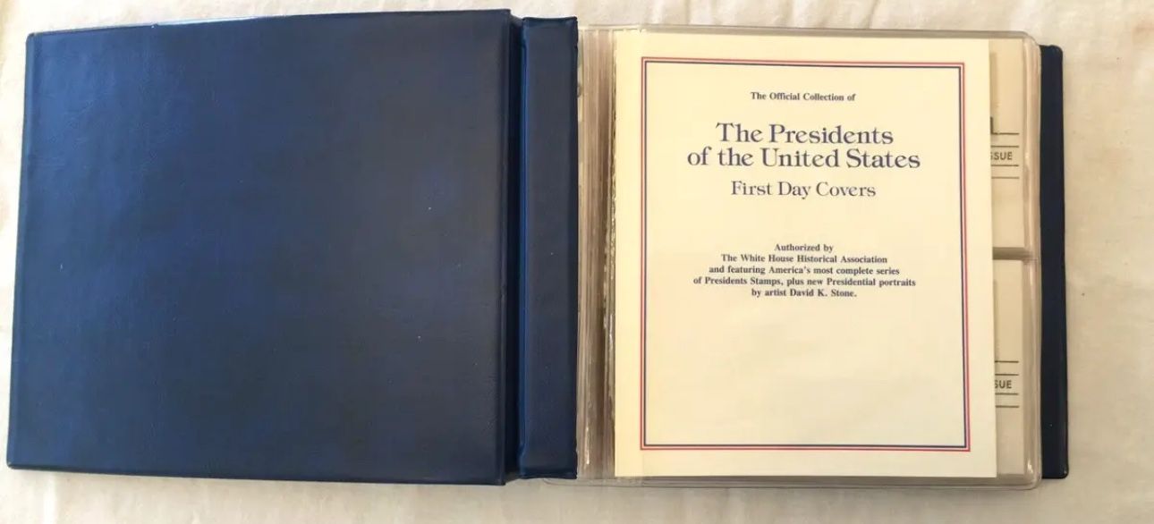 The Presidents of the United States The First Day Covers Stamp Collection.