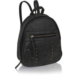 Small Faux Leather Backpack Brand New