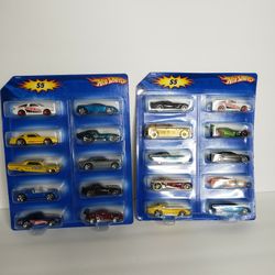 2007 Hot Wheels 12 Car Packs
