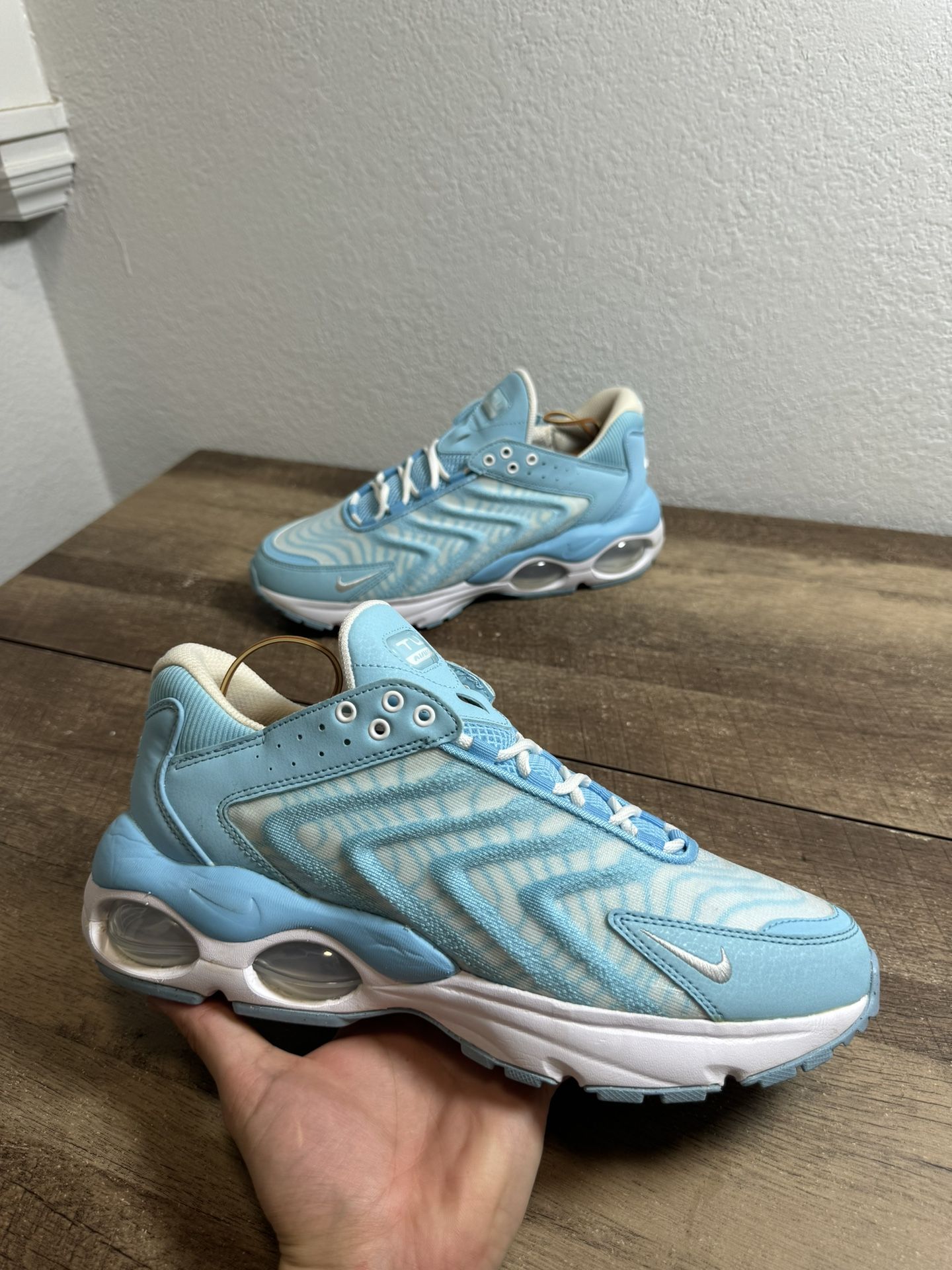 Size Nike Air Max TW Men's Shoes Ocean Bliss Blue Chill White