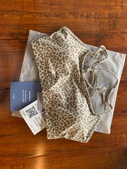 Comfit Leopard Print Tie-Back Top